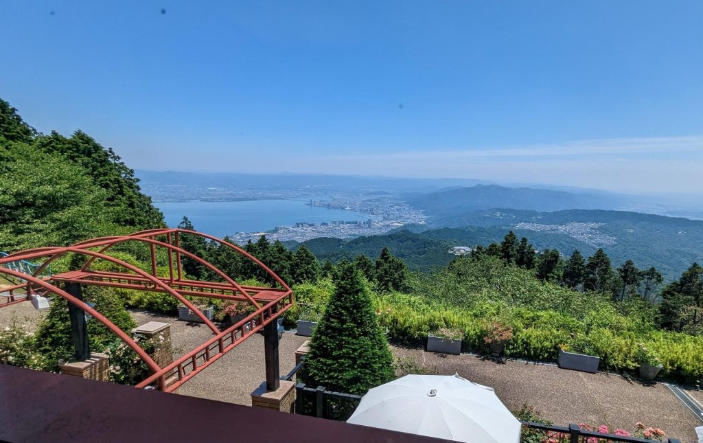 A view from hill to coast on Ben Pickett's recent extended study trip to Japan